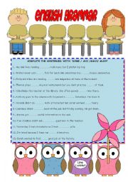 English Worksheet: ENGLISH GRAMMAR