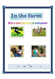 English Worksheet: Picture description