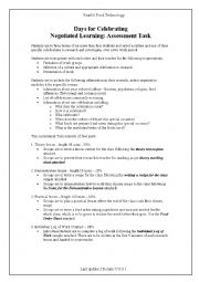 English Worksheet: assignment