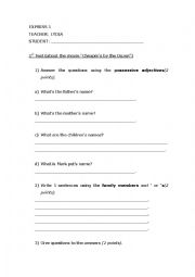 English Worksheet: Wh questions
