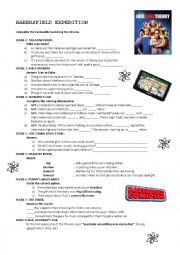 English Worksheet: The Big Bang Theory- Bakersfield Expedition