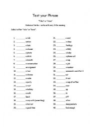 English Worksheet: 