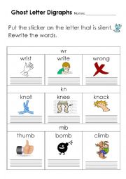 Ghost Letter Digraphs 