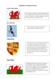 English Worksheet: Emblems of Wales