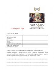 Secrets and Lies, a film by Mike Leigh