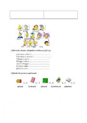 English Worksheet: worksheet