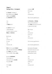 English Worksheet: George Ezra - Budapest -Song