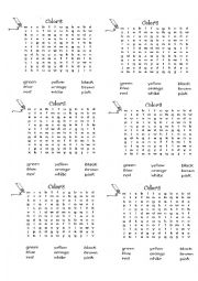 English Worksheet: Word search