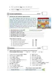 English Worksheet: Used to - english test part 02