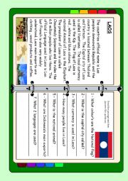 English Worksheet: ASEAN series - Laos