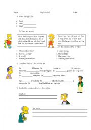 English Worksheet: Descriptions 2nd Version