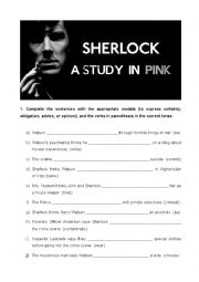 English Worksheet: Sherlock: A Study in Pink