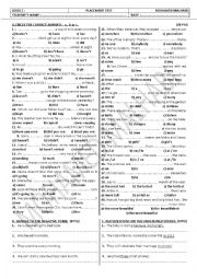 English Worksheet: Placement test