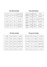 English Worksheet: irregular verbs