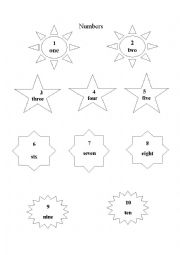 English Worksheet: Numbers