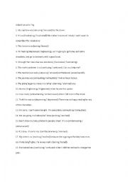 English Worksheet: ADJECTIVES ED OR ING