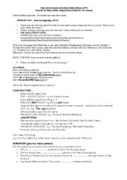 English Worksheet: THE NIGHTMARE BEFORE CHRISTMAS TIM BURTON