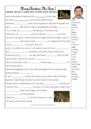 English Worksheet: Merry Christmas Mr Bean