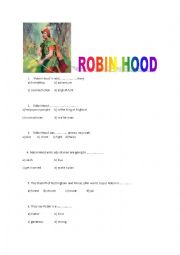 English Worksheet: Robin Hood 