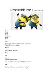 English Worksheet: The Movie 