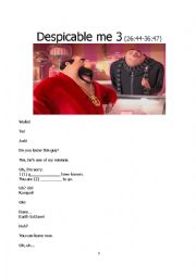 English Worksheet: The Movie 