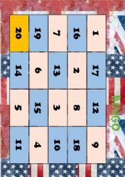 English Worksheet: Bingo numbers 1 -> 90s