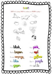 English Worksheet: Colors