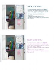 English Worksheet: BACK TO SCHOOL: I want a locker!