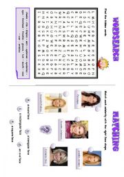 Physical Description - Face - Homework Worksheet