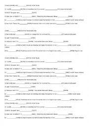 English Worksheet: present simple vs present continuous