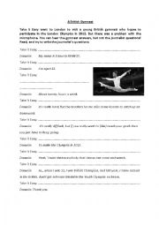 English Worksheet: Interview