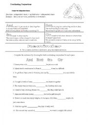 English Worksheet: Coordinating Conjunction