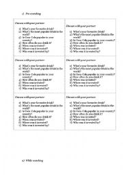 English Worksheet: Coca-Cola story