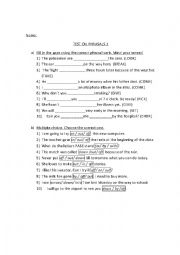 English Worksheet: TEST ON PHRASAL VERBS FOR FCE LEVEL