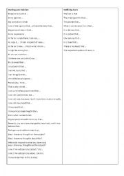 English Worksheet: Starting your opinion