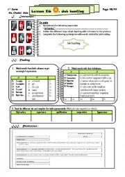 English Worksheet: E6 job hunting