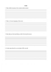 English Worksheet: Aliens - Movie