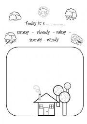 English Worksheet: Today its ......