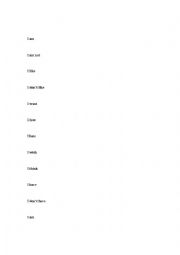 English Worksheet: I AM poem