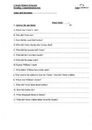 English Worksheet: frankenstein