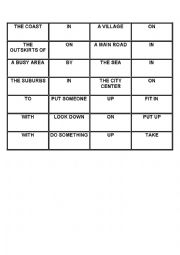 English Worksheet: domino