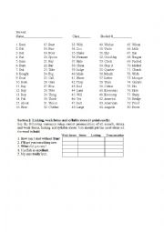 English Pronunciation Assessment test