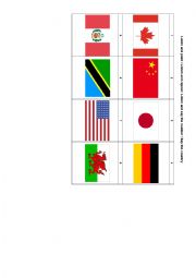 Countries - Listening activity