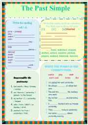 English Worksheet: The Past Simple