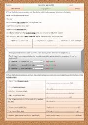 English Worksheet: generation gap(part2:compound adjectives)