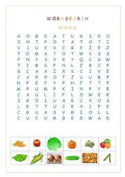 English Worksheet: WORDSEARCH