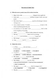 English Worksheet: Passive Voice