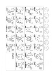 English Worksheet: Alphabet