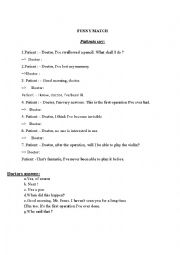 English Worksheet: FUNNY MATCH