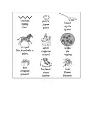 English Worksheet: Phonics - Z sound - tic tac toe